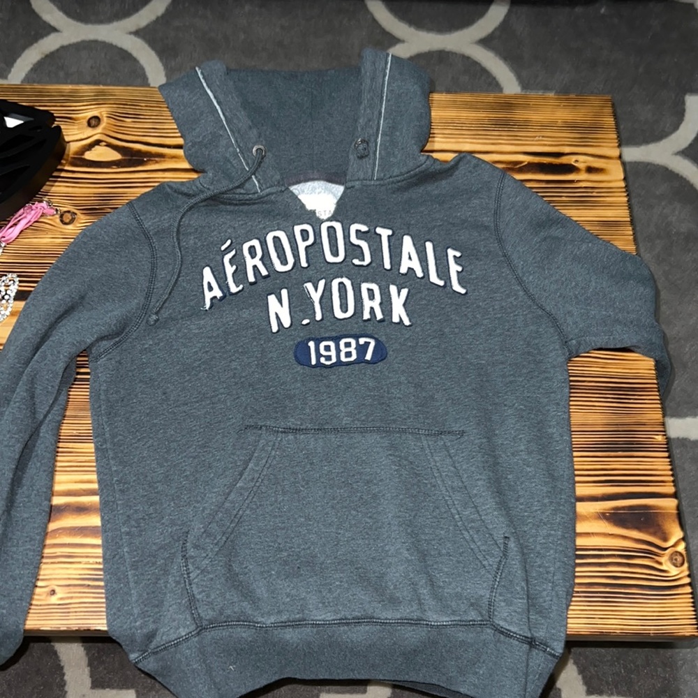 grey aéropostale hoodie